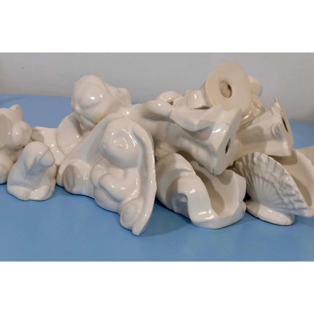 Mike Kelly Firewood Ceramic, Mdf, Paint & Epoxy Contemporary Wall Hanging Sculpture 2003 - Set of 3 For Sale In Los Angeles - Image 6 of 12