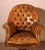 Exquisite office chair, also known as a presidential chair, in leather and mahogany. Very handsome chair with a mahogany...