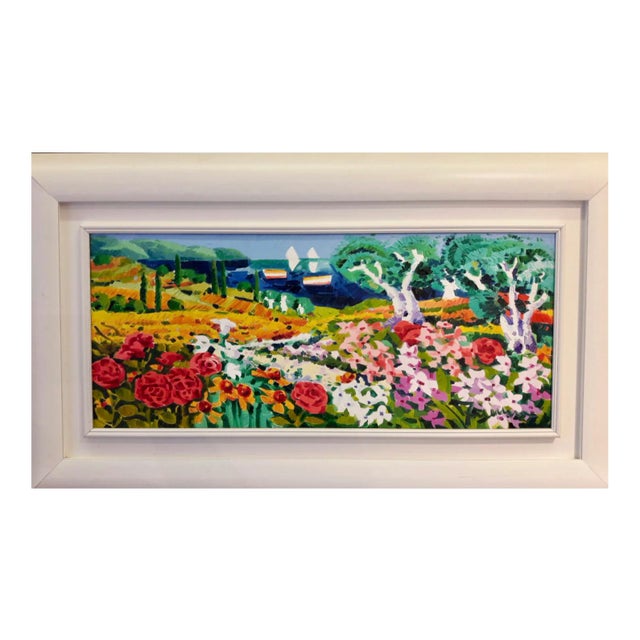 Athos Faccincani, Il Racconto Degli Ulivi, Acrylic on Canvas For Sale