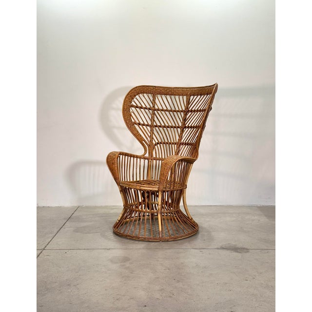 Biancamano Armchair in Wicker by Lino Carminati and Gio Ponti, 1950s For Sale - Image 10 of 18