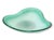 Midcentury Italian Murano art glass bowl in a soft sea green tone with an elegant freeform silhouette typical of 1960s...