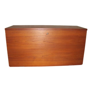 Hans Wegner Teak Drop Front Desk for Ry Mobler 1960 For Sale