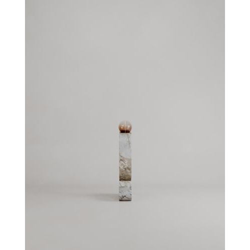 Contemporary Calacatta Macchia Vecchia Lucerna Lamp by Esther Knopfler For Sale - Image 3 of 17