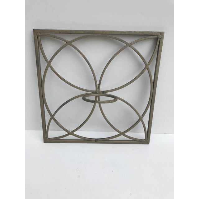 Mid 20th Century Mid Century Modern Cast Iron Wall Candle Sconces - Set of 3 For Sale - Image 5 of 10