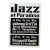 Jazz at Paradiso , August 1975 ,Vintage Screen Print, Printed in the Netherlands For Sale