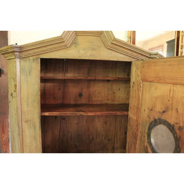 Rustic European Swedish Painted Cupboard, 19th Century For Sale - Image 3 of 12