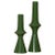 Ceramic Lanco Green Ceramic Candleholders by Simone & Marcel, Set of 2 For Sale - Image 7 of 7