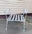 White Vintage 1960s White Wrought Iron Lounge Chair For Sale - Image 8 of 9