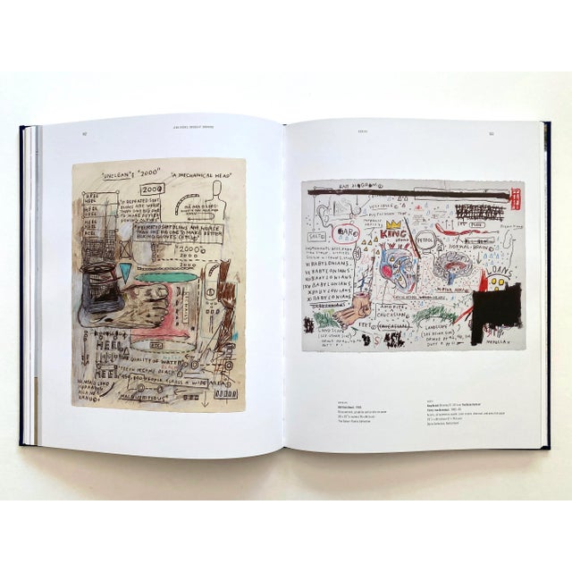 " Jean Michel Basquiat : Drawing " First Edition Lithograph Print Large Hardcover Exhibition Art Book For Sale - Image 9 of 13