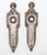 Mid 20th Century Amarat Steel Passage Door Knob Set For Sale - Image 4 of 7