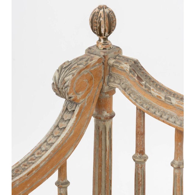 Louis XVI Style Walnut Armchairs, 19th C., Pair For Sale In New York - Image 6 of 7