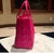 2010s Christian Dior Lady Dior Large Lambskin Hot Pink / Fuschia Handbag, Excellent For Sale - Image 5 of 18