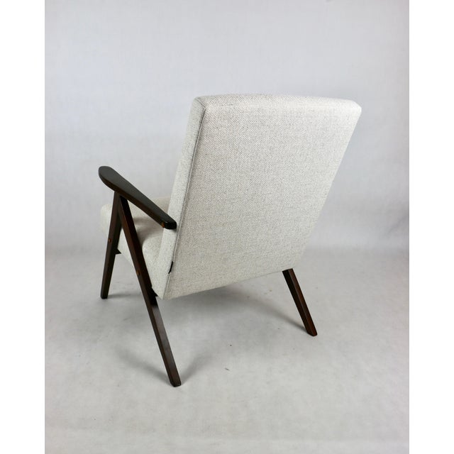 Vintage Model B-310 Chair in Ivory White Boucle, 1970s For Sale - Image 6 of 12