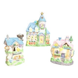 Easter Bunny Houses - Set of Three For Sale