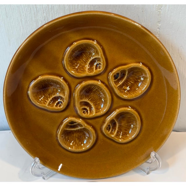 Nice pair of French escargot plates!