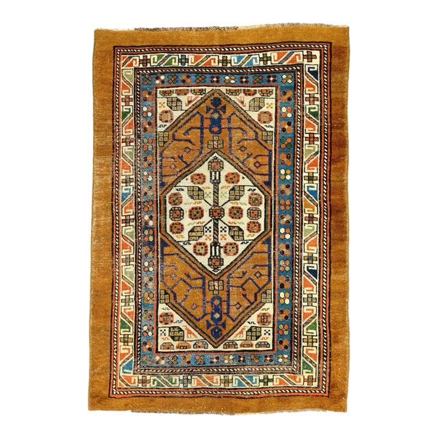 Antique Sarab Rug 3'9'' x 5'7'' For Sale