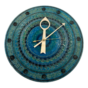 Vintage George Nelson Bitossi Meridian Electric Wall Clock