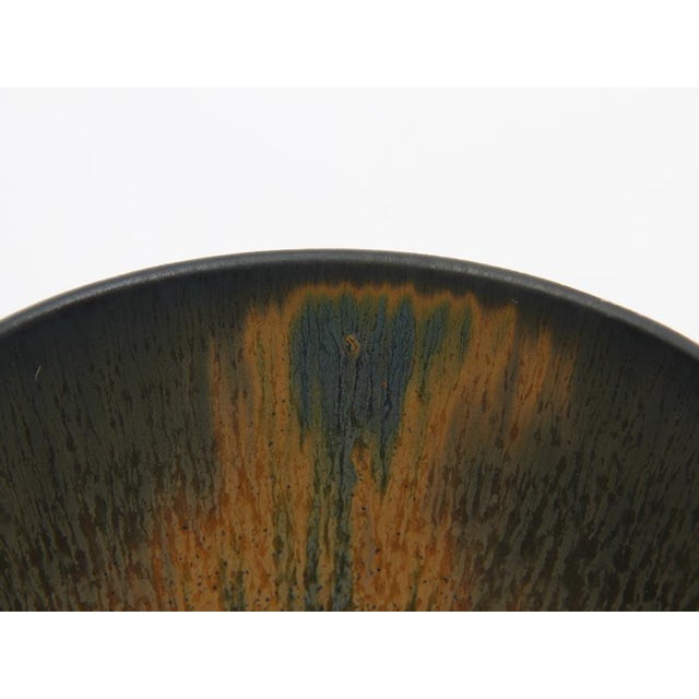 Brown Ochre ARU Bowl by Gunnar Nylund for Rörstrand, 1950s For Sale - Image 5 of 7