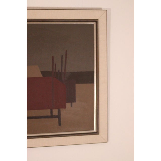 Arne Olsson, Partition, 1960s, Oil & Acrylic on Canvas, Framed For Sale - Image 6 of 17