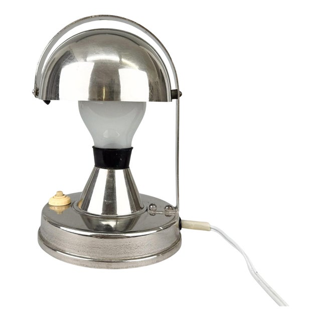 Bauhaus Mushroom Table Lamp, Czechoslovakia, 1930s For Sale