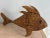 1970s Vintage Metal-Framed Woven Rattan or Wicker Fish Large Nautical Beach Decor For Sale - Image 5 of 7