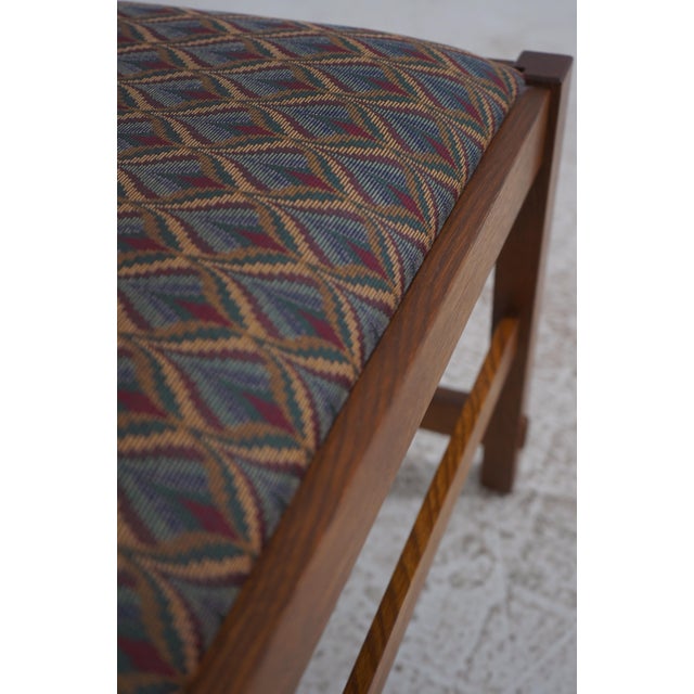 Set of 6 Stickley Arts & Crafts Mission Oak Dining Chairs For Sale - Image 14 of 18