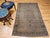 Antique Senneh Area Rug, Hand-Knotted Wool, Paisley Medallion Pattern, Chocolate Brown & Light Blue, 4x7 For Sale - Image 4 of 13