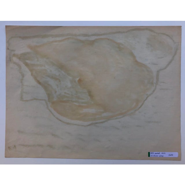 1993 William Douglas McGee Abstract Oil on Paper For Sale - Image 4 of 5