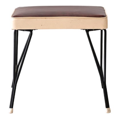 Padded Stool, 1960s For Sale