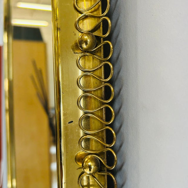 Mid-Century Modern Mirror by Josef Frank for Svenskt Tenn, 1960s For Sale - Image 3 of 8