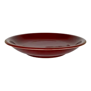 Large Hand Thrown Oxblood Glaze Chinese Porcelain Charger