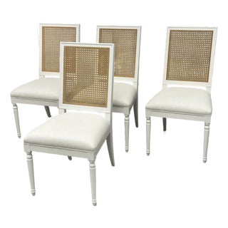 Woodbridge Furniture Colette Dining Chairs, Set of Four For Sale