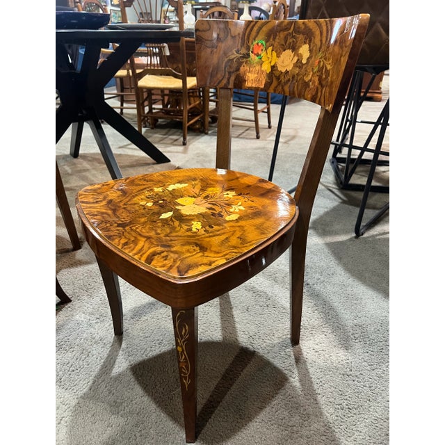A stunning Italian marquetry game table set that beautifully combines artistry, versatility, and function. This octagonal...