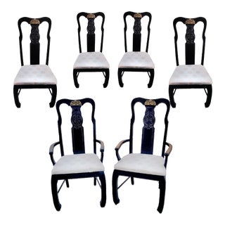 1990s Chinese Modern Dining Room Chairs by Raymond Sobota Chin Hua Collection for Century - Set of 4