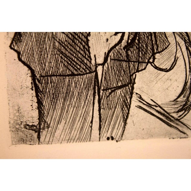 Jacques Villon Vintage Fete Champetre Etching on Paper Caricature Portrait F by Jacques Villon For Sale - Image 4 of 12