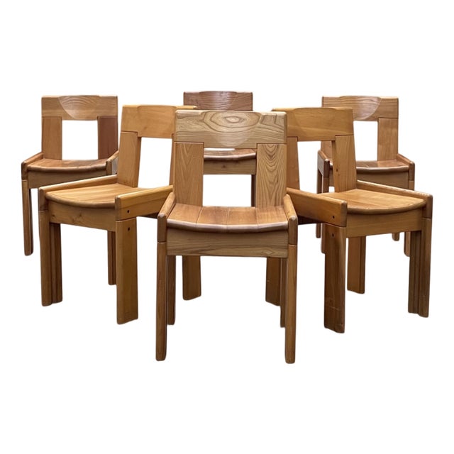 Vintage Chairs by Silvio Coppola for Fratelli Montina, 1970s, Set of 6 For Sale