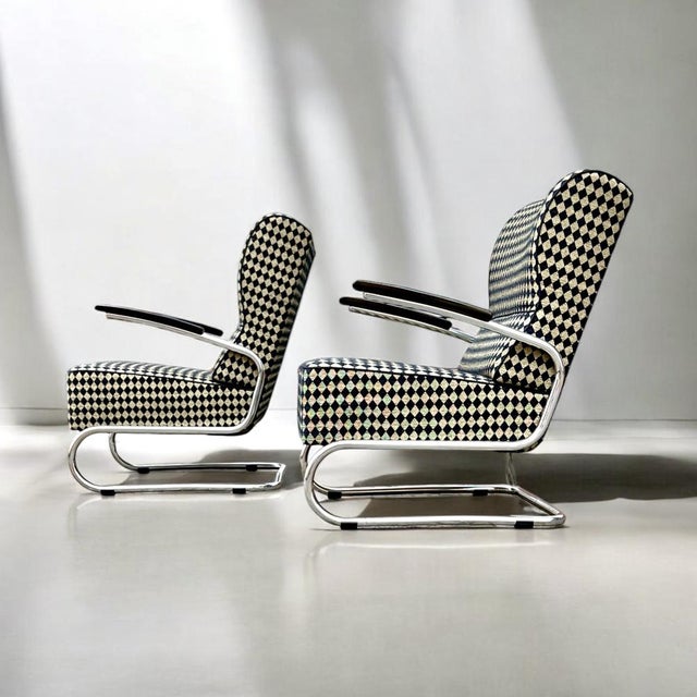 Modern Bauhaus Tubular Steel Model RS8049 Cantilever Club Chairs from Mauser Werke Waldeck, Germany, 1935, Set of 2 For Sale - Image 18 of 18