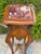 Antique French Louis XV Style Marble-Top Parquetry Jardinière Stand With Bronze Mounts For Sale - Image 4 of 11