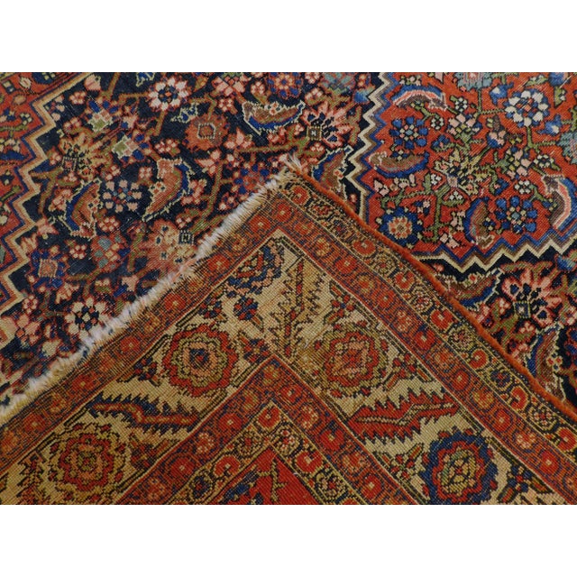 Antique Persian Bijar Rug. 5'6"x 9'2" For Sale - Image 12 of 13