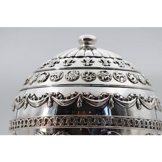 La Montgolfiere Table Centre Caviar Display by Richard Lauret For Sale - Image 11 of 17