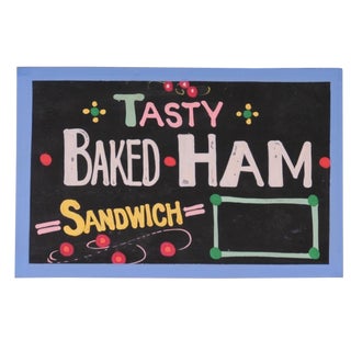 "Tasty Baked Ham" Sign For Sale