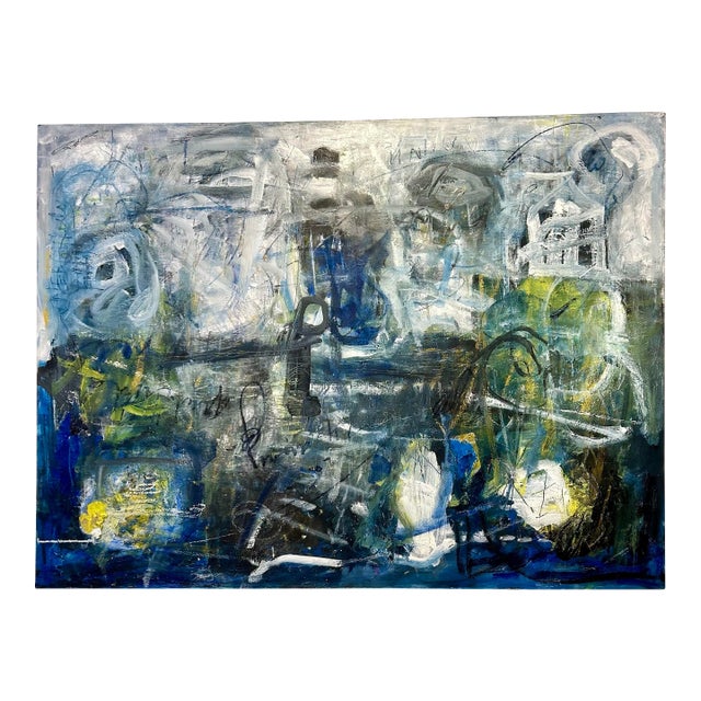 Connecting to the Light Oil on Canvas By, Ellen Reinkraut, Gallery Wrapped For Sale