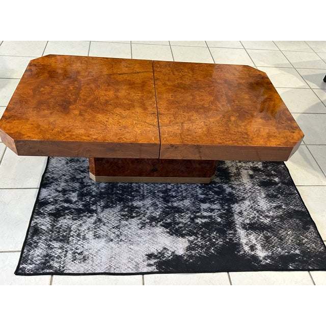 Vintage French Coffee Table in Elm Burl Wood, 1970 For Sale - Image 14 of 18