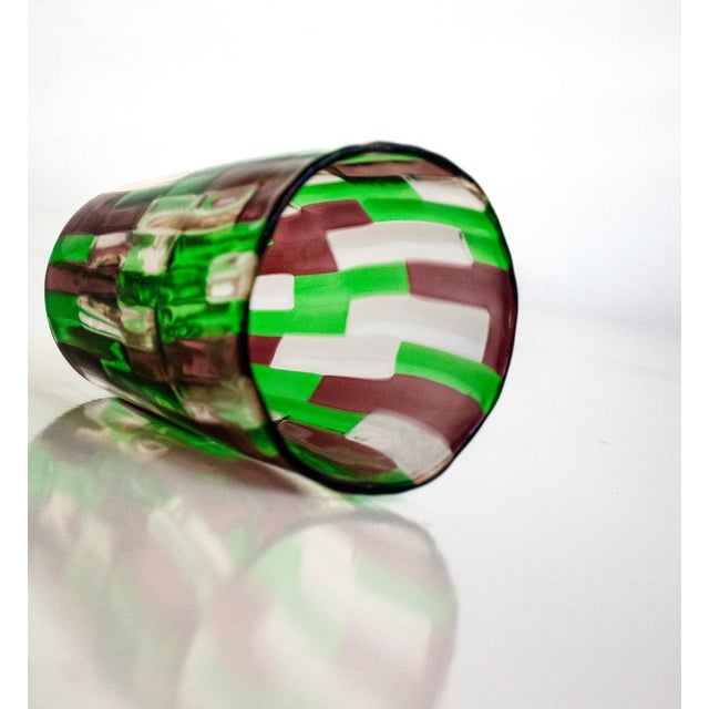 Mid-Century Modern Murano Glass Tequila Cups by Angelo Ballarin for Ribes Studio, 2004, Set of 6 For Sale - Image 3 of 18