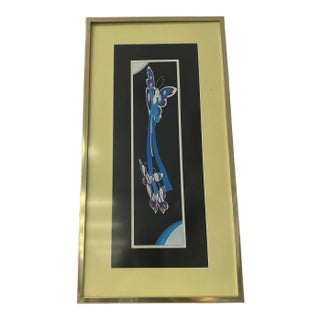 1970s John Luke Eastman Abstract Serigraph, Framed For Sale
