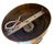 1920s Ribbed Schoolhouse Milk Glass Flushmount Ceiling Light For Sale In Los Angeles - Image 6 of 8