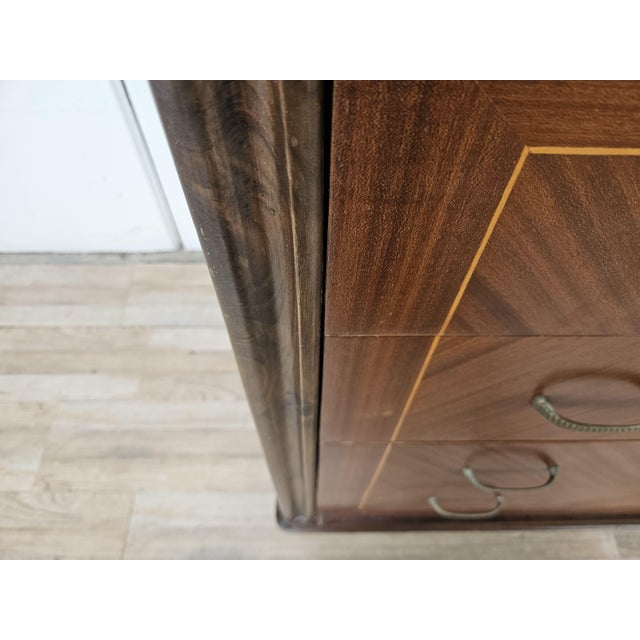 Vintage Chest of Drawers in Rosewood and Maple, 1980 For Sale - Image 17 of 18