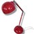 Mid-Century Modern Red Desk Lamp For Sale - Image 5 of 9