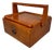 Vintage Japanese Wooden Sewing Case, 1980s For Sale