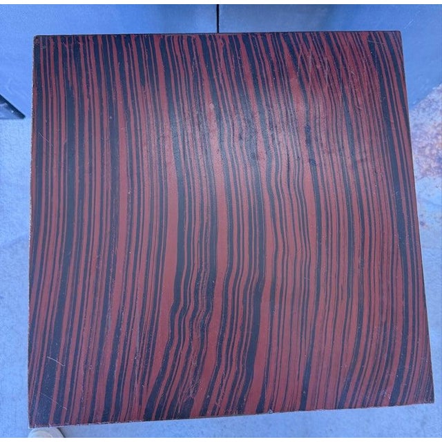 2000 - 2009 Signed Birds Eye Maple Side Table For Sale - Image 5 of 6